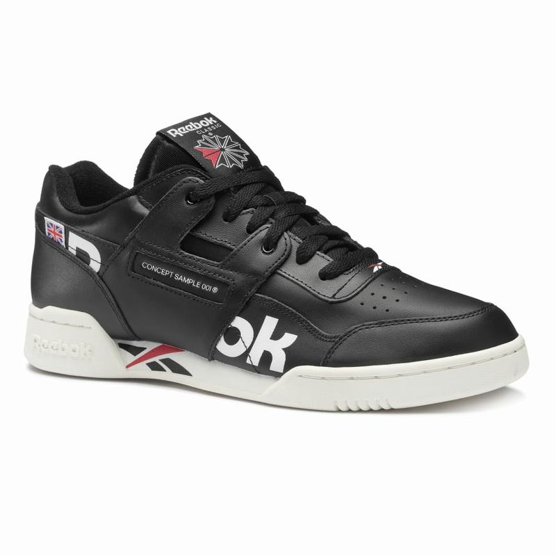 Reebok Workout Plus Mu Tenisky Panske - Čierne/Biele UV6558TB